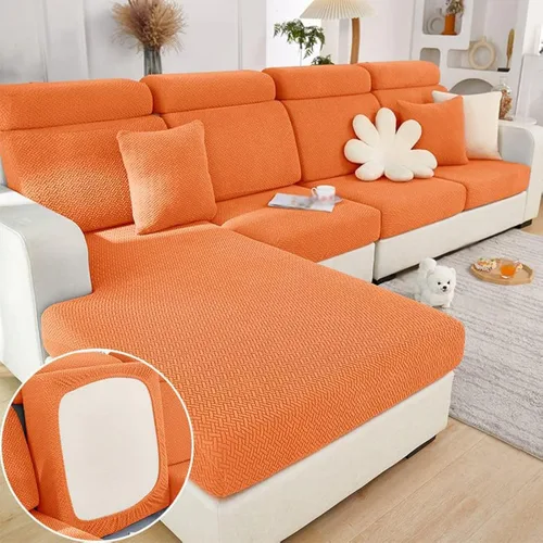 Vista 2 de Fundas elásticas para sofá de cojín, funda universal resistente al desgaste con parte inferior elástica, funda mágica de sofá para sofá, protector