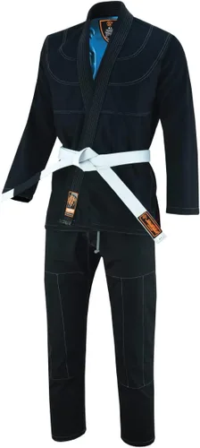 Vista 4 de Jaguar Pro Gear - Ready Wolf Inner Sublimated Pro Brazilian Jiu Jitsu BJJ Kimono Gi Uniforme Unisex - Cinturón blanco incluido