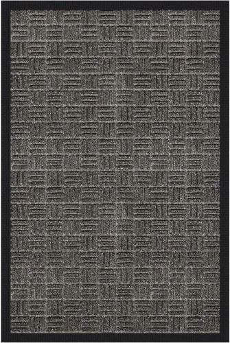 Vista 16 de Sweet Home Stores Bandeja de goma antideslizante para botas de 16 x 32 pulgadas, tapete para interiores y exteriores, para entradas, puertas