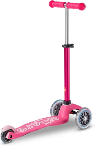 Vista 4 de Micro Kickboard - Mini Deluxe – Patineta de 3 ruedas, Lean-to-Steer, diseño suizo, Micro Scooter para niños, edades de 2 a 5 años Rosa