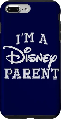 Vista 12 de iPhone 16 Disney I'm A Disney Parent Collegiate Big Text Logo Case