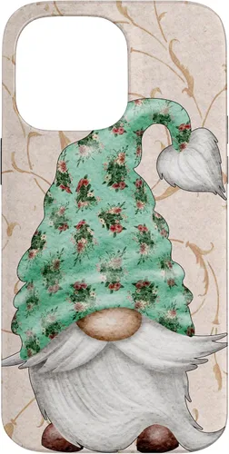 Vista 21 de Floral Shabby Chic Design with Cute Gnomie for Summer Gnome Case for iPhone 17