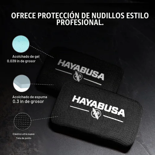 Vista 3 de Hayabusa Protectores de nudillos de boxeo