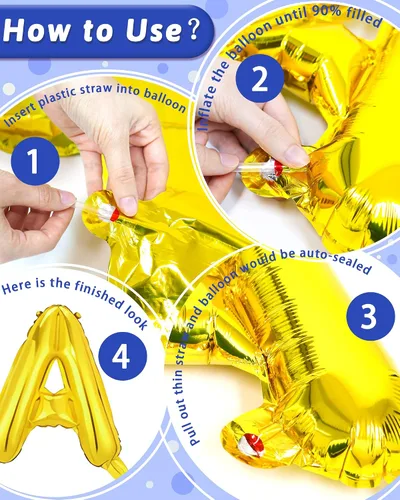 Vista 6 de Juego de 50 globos para decoración del Día del Padre para fiestas, paquete de letras del Día del Padre, suministros de fiesta para telón de fondo