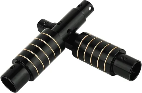 Vista 10 de Cubierta diferencial de latón resistente para carcasa de eje Axial SCX10 PRO, efecto de contrapeso, revestimiento duro negro, mecanizado CNC, 1