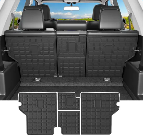 Vista 11 de powoq Alfombra de Carga Compatible con Jeep Grand Cherokee L 2021-2025 Alfombra de Maletero Overland Forro de Carga TPE Forro de Maletero