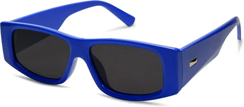 Vista 34 de SOJOS Gafas de sol polarizadas rectangulares Y2K de moda para mujeres y hombres, gafas de sol rave de diseñador de moda SJ2228