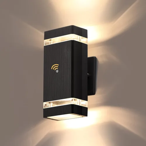 Vista 12 de LMP LED luz de pared cuadrada, luces al aire libre, cuerpo de aluminio impermeable, 3000k 5W con certificado ETL