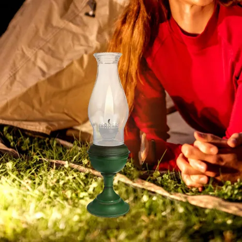Vista 6 de OSALADI Lámpara de aceite de repuesto para chimenea, pantalla de cristal transparente de 3.22 pulgadas, lámpara de queroseno, globo a prueba