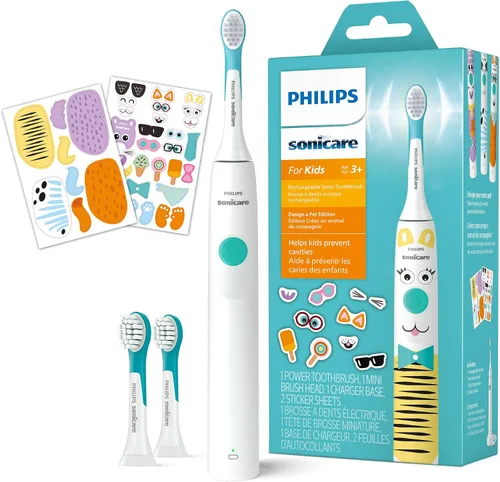 Vista 8 de Philips Sonicare for Kids Diseña una Edición Mascota, Eléctrico con Cable, HX3601 Edición para mascotas