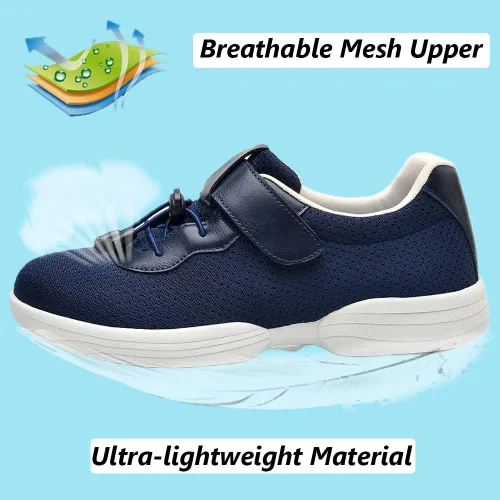 Vista 2 de W&LESVAGO Diabetic Shoes for Women Wide Width Walking Shoes, Lightweight Non-Slip Sneakers Shoes for Swollen Feet