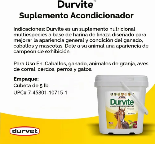 Vista 3 de Durvet Durvita, 5 lb