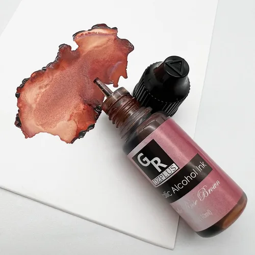 Vista 4 de Juego de tinta de alcohol metálico, 26 colores metálicos a base de alcohol para arte de resina, arte fluido, manualidades de resina, placa de Petri