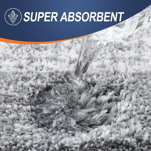 Vista 6 de OLANLY Alfombra de baño y aseo en forma de U, tamaño 70 x 24 pulgadas, juego de alfombras de baño de 30 x 20 + 24 x 20 pulgadas, color gris, paquete