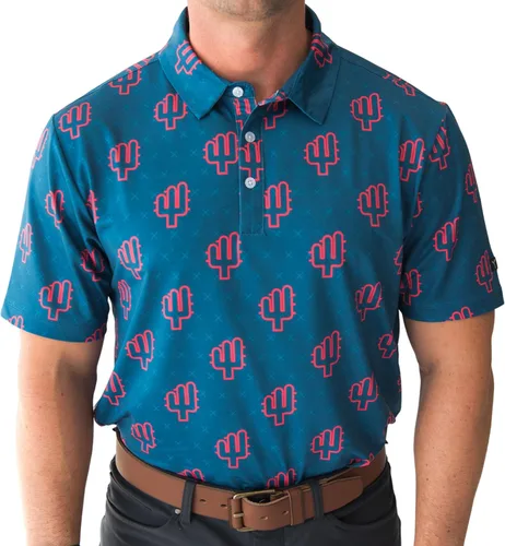 Vista 8 de YATTA GOLF - Camiseta polo de golf de alto rendimiento para hombre