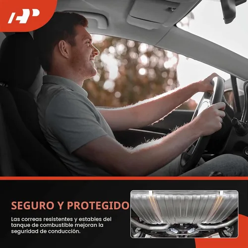 Vista 8 de A-Premium Correas de depósito de combustible compatibles con Ford F-150 2004-2008 F-250 2004-2006 2-PC Set