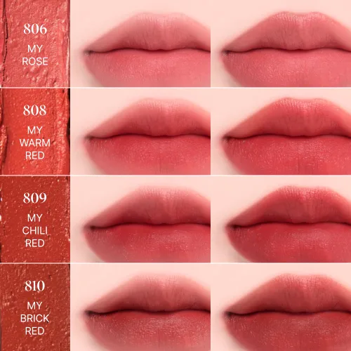 Vista 7 de BOM My Lipstick (#802 MY CHERRY RED)