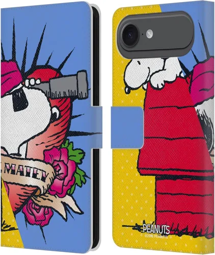 Vista 232 de Head Case Designs Peanuts Charlie & Woodstock Nap Halfs and Laughs - Funda de piel tipo cartera con licencia oficial compatible con Apple iPhone 11