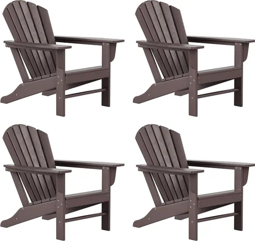 Vista 49 de WestinTrends Dylan - Silla Adirondack para exteriores (juego de 2), color blanco