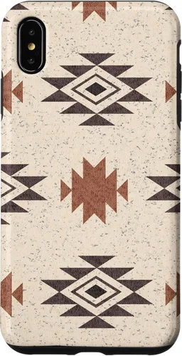 Vista 11 de Funda rústica para iPhone 17 con patrón azteca estilo bohemio occidental