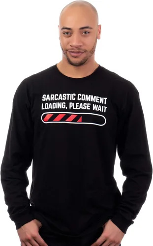 Vista 2 de Camisetas gráficas divertidas de manga larga Camisetas con frase de humor novedoso con frase de humor para hombres y mujeres