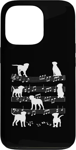 Vista 10 de Musician Dog Playing On Musical Notes Music Lover Piano Case for iPhone 16