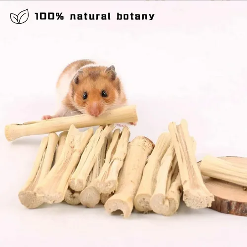 Vista 3 de Palitos masticables de bambú dulce de 2 libras para conejos