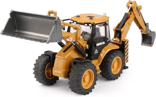 Vista 10 de Camión volquete articulado a presión a escala 1/50, modelos de construcción de vehículos de ingeniería de metal, juguetes para niños