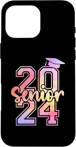 Vista 18 de Funda para iPhone 11 Pro Max Senior 2024 Clase de 2024 Seniors Graduación 2024 Senior 24