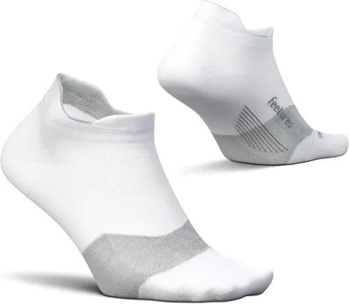 Vista 15 de Feetures Elite - Calcetines tobilleros ultraligeros que no se muestran - Calcetines deportivos con compresión dirigida Azul Ártico (1 par)