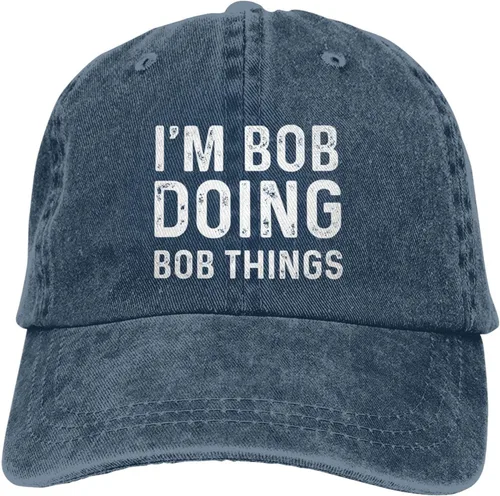 Vista 7 de Im Bob Doing Bob Things - Gorra de béisbol para hombre, gorras de moda