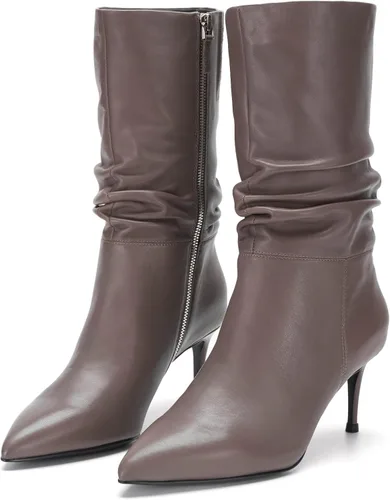 Vista 4 de BUPNUOM 2360444 botas hasta la rodilla para mujer
