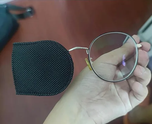 Vista 6 de Parche para ojos, 6 parches para ojos para adultos y niños, parche reutilizable para ojos perezosos, ambliopía, estrabismo y después de la cirugía