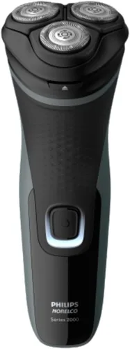 Vista 13 de Philips Norelco Shaver 2400 Series, afeitadora eléctrica en seco y húmedo, recortadora emergente, tapa P, negro profundo, modelo X3001/90
