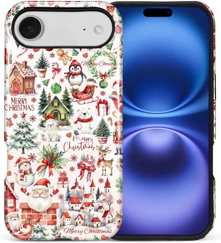 Vista 132 de Funda para iPhone 13 iPhone 14, a prueba de golpes, funda protectora híbrida de 2 capas, doble protección contra caídas, antiarañazos, diseño