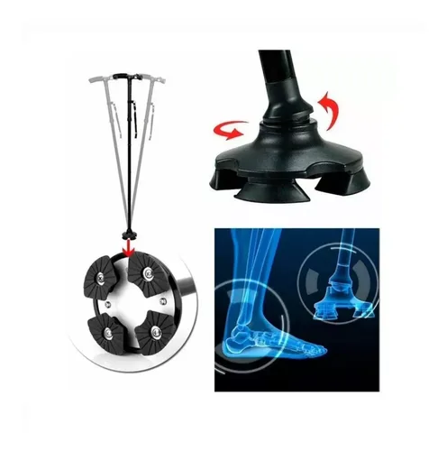 Vista 2 de Baston Extendible Linterna Led Base Articulada