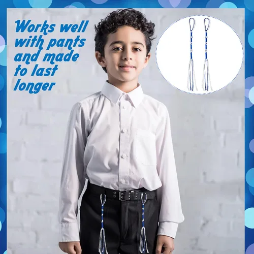 Vista 5 de Boao Tzitzits - Chal de oración con borlas pequeñas, accesorios para decoración del hogar, borlas