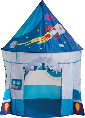 Vista 8 de Kidodo - tienda de campaña para niños, juguete para niños, tienda de campaña desplegable, casa de juegos para niños para interiores, Azul