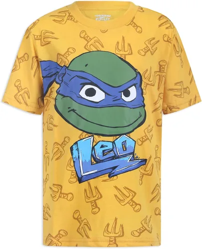 Vista 4 de Nickelodeon Ninja Turtles - Paquete de 4 camisetas para niños pequeños, multicolor