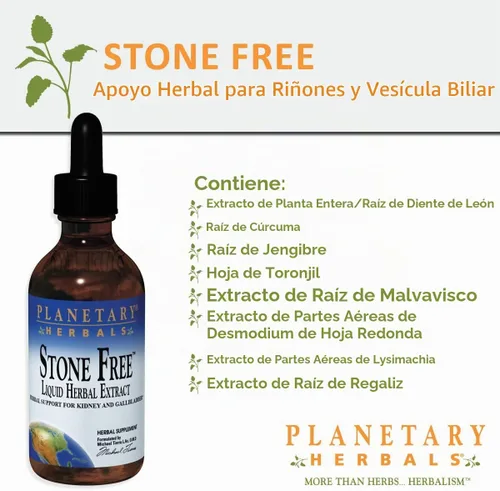 Vista 5 de Planetary Herbals: Líquido sin piedra, 4 oz