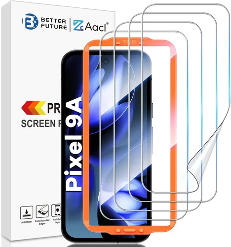 Vista 9 de AACL [Paquete de 3+3] Protector de pantalla de vidrio templado para Google Pixel 6a 5G de 6.1 pulgadas [2022] con protector de lente de cámara