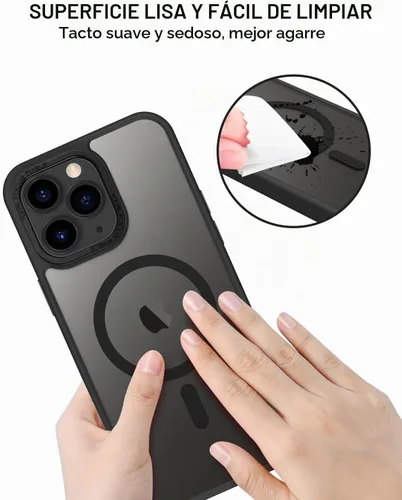 Vista 6 de BENTOBEN Funda magnética para iPhone 11 Pro Max, [compatible con MagSafe] translúcida mate esmerilada antihuellas, delgada, a prueba de golpes