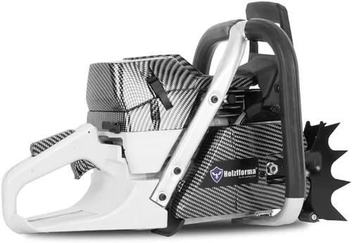 Vista 3 de Holzfforma Motosierra G372 PRO de 71cc con barra guía 72DL de 3/8 pulgadas.058 pulgadas 20 pulgadas y cadena de sierra envolvente alrededor