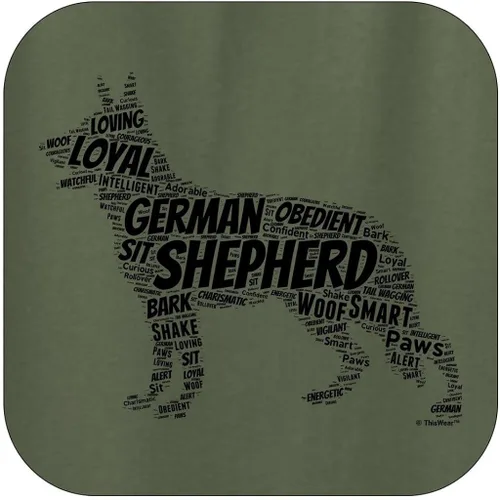 Vista 2 de Sudadera con capucha para perro, diseño de pastor alemán