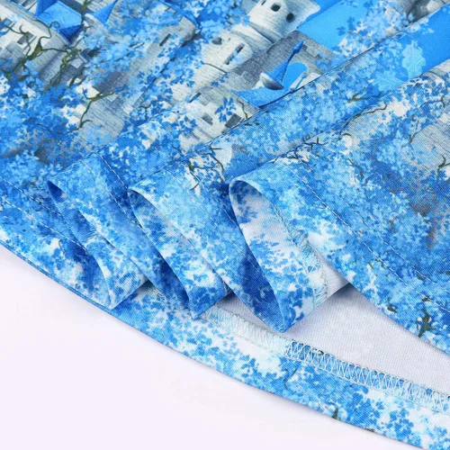 Vista 5 de LaBeca - Vestido sin mangas o de manga larga para niñas, vestidos casuales con diseño de unicornio o sirena para niñas pequeñas o grandes