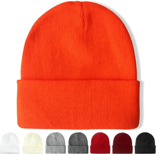 Vista 27 de NPQQUAN Unisex Beanie Hats for Men Women Winter Knit Beanies