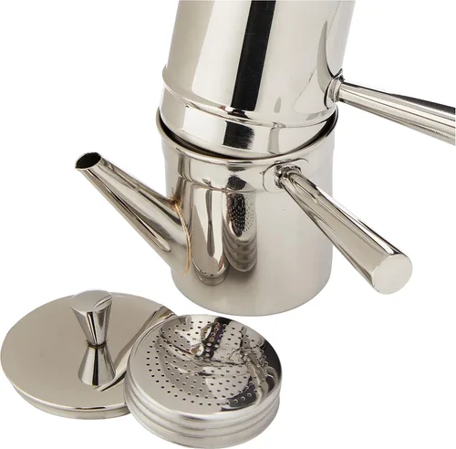 Vista 3 de Ilsa Cafetera napolitana, acero inoxidable, plata, 1-2 tazas