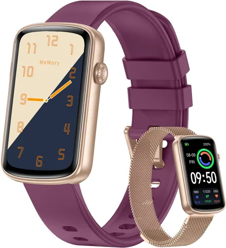 Vista 11 de Fitness Tracker, Fitness Watches for Women Men with Heart Rate Monitor Blood Oxygen Sleep Tracker Pedometer, 1.47" Smart Watch Step Calorie Counter