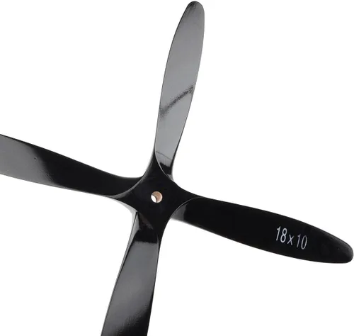 Vista 6 de Hélice RC de 4 cuchillas 18 × 10 de madera de haya para avión de motor de gasolina