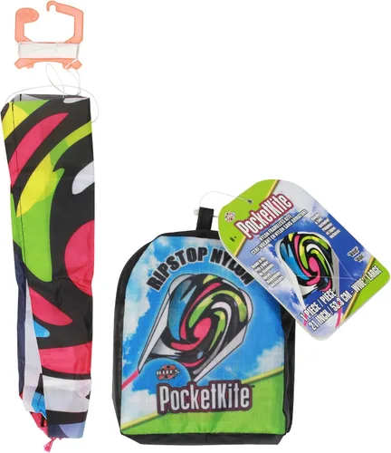 Vista 4 de X Kites PocketKite™ Parafoil Kite Surtido en Cometa de Nylon PDQ